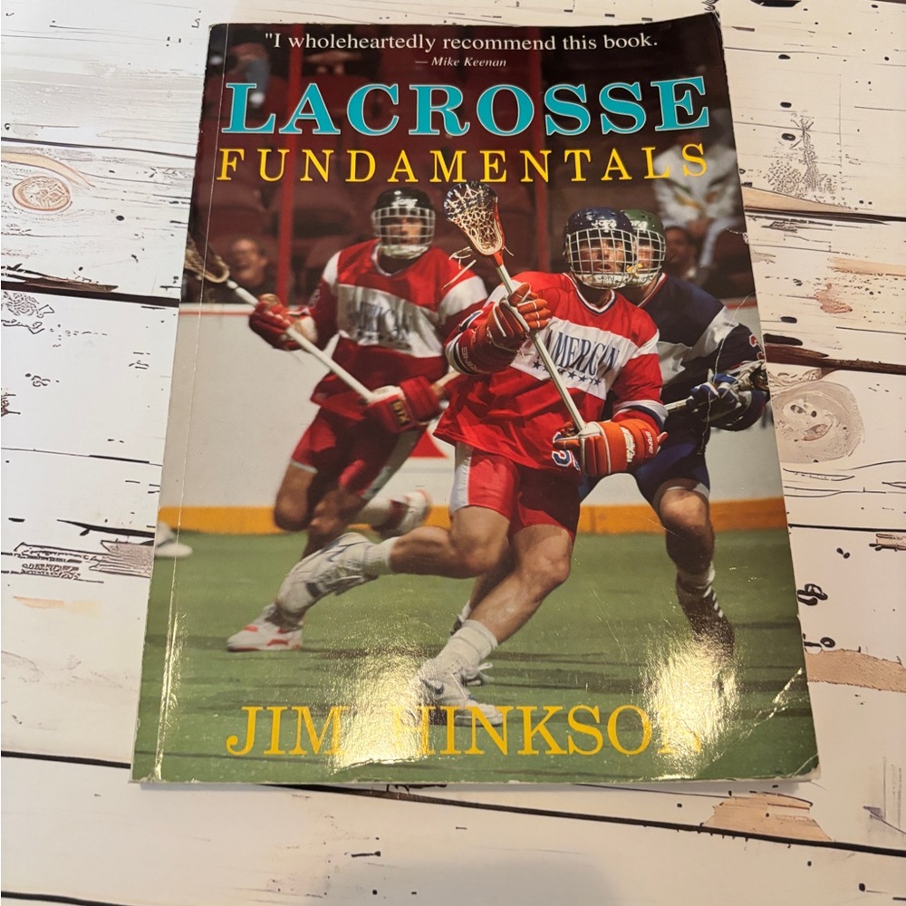 Lacrosse Fundamentals Book by Jim Hinkson - Red Cover
